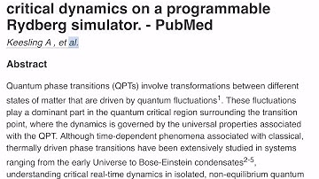 Quantum Kibble-Zurek mechanism and critical dynamics on a programmable Rydberg simulator. - PubMed