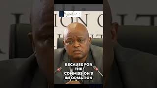 Brown Mogotsi explains to the commission that his illness, described as pressure.........