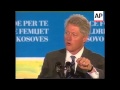 KOSOVO: PRISTINA: CLINTON ADDRESSES ETHNIC ALBANIANS (2)