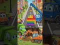 TEARS! Why Is This Construction Vehicle Crying? | CONSTRUCTION VEHICLE ANIMATION 3D #shorts