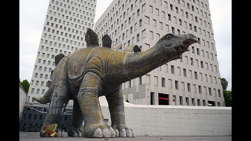 Gruesome and Grotesque:  Missing man found dead upside down inside dinosaur statue