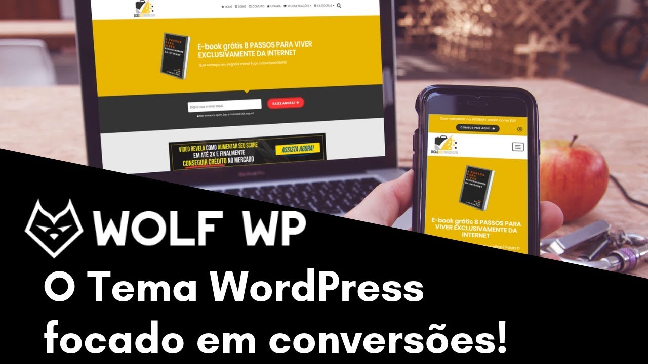 Tema Wolf WP – Tema WordPress Com o Melhor CUSTO x BENEFÍCIO - YouTube