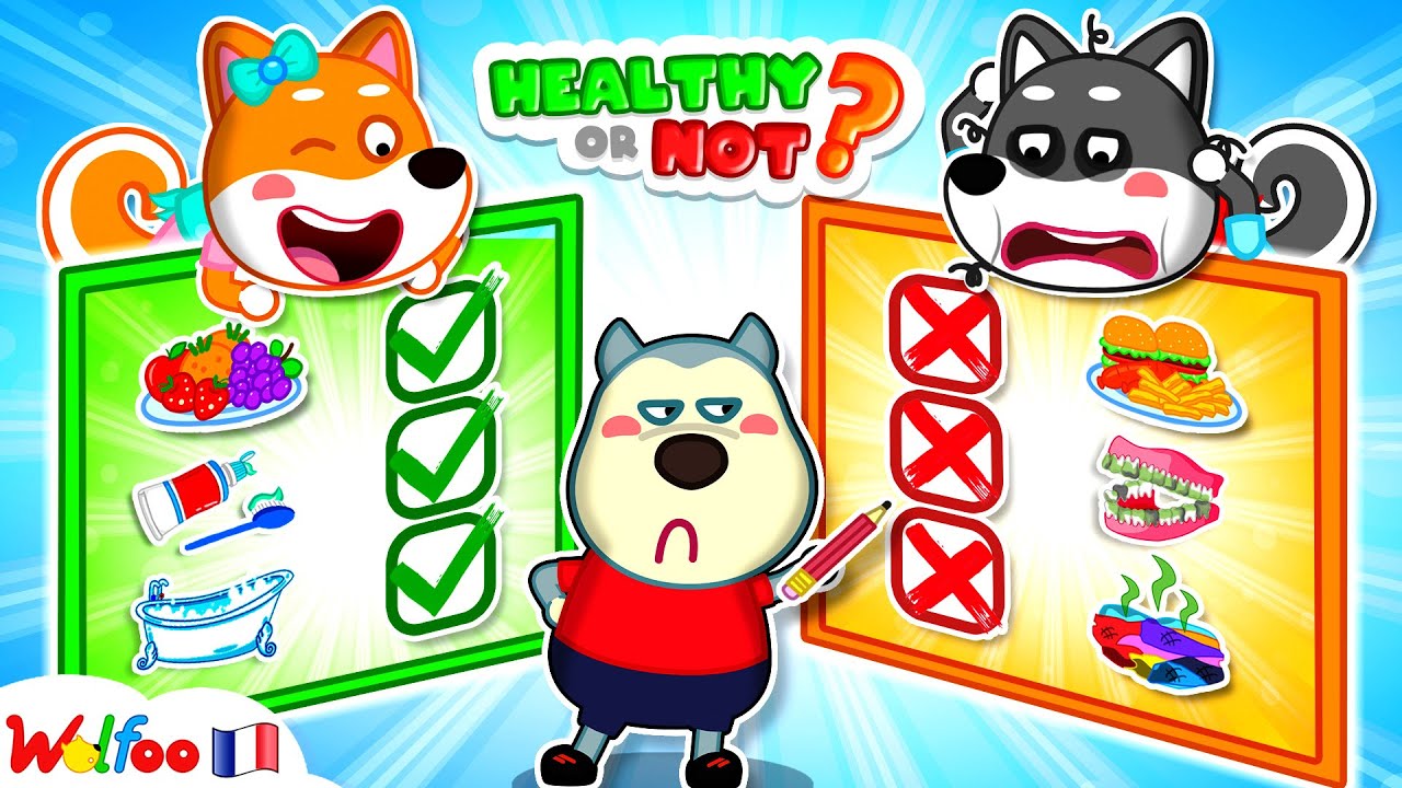 Wolfoo, En Bonne Santé Ou Pas ? Checklist Pour Un Mode De Vie Sain 🎉 Collection D'épisodes