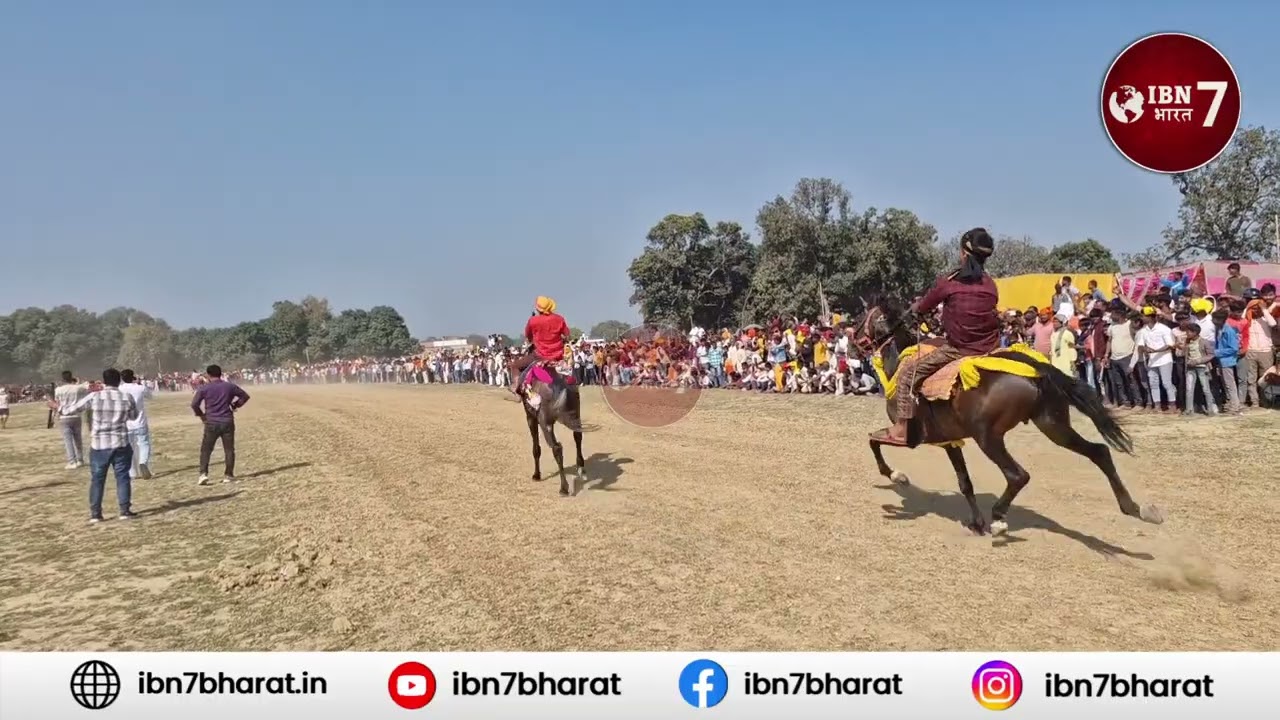 देखिए कैसे अजय सिंह का बा'हुब'ली घोड़ा उत्तर प्रदेश बिहार के कई घोड़े को और विवेका पह'लवा'न के घोड़ा क