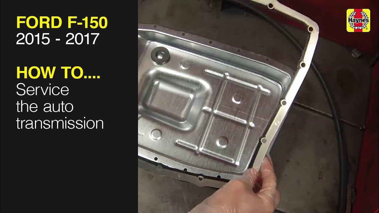 How to Service the auto transmission on a Ford F-150 2015 to 2017 - YouTube