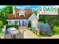 2 DADS & 1 DAUGHTER // Sims 4 Speed Build