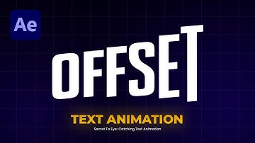 Quick & Epic Offset Text Animation in After Effects (Beginner Friendly)