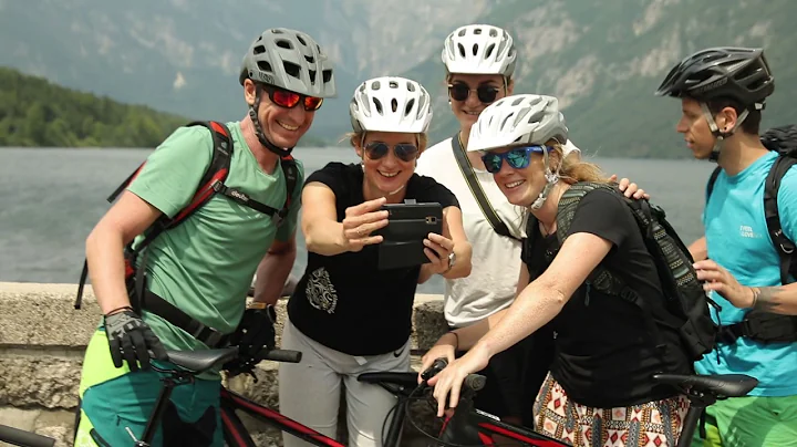 Danielle's biking trip to the Alpine lake Bohinj