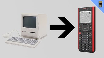 Mac OS 7.5 Running on a Calculator!