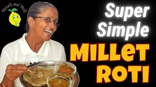 How to make Roti with Millet Flour Recipe | Best Millet Roti Recipe