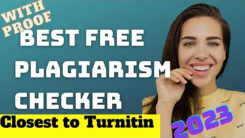 Best free Online plagiarism checker 2023 / detector research paper closest to Turnitin how to check - DayDayNews