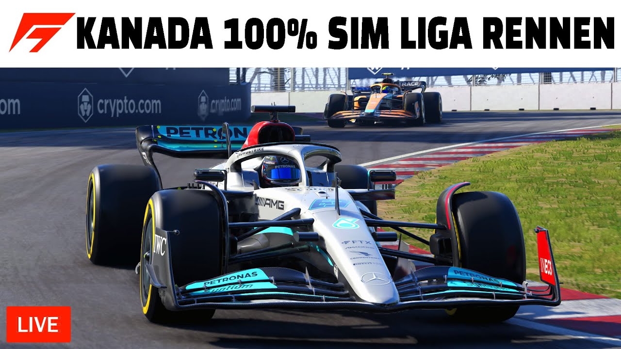 F1 22 SIM Online-Liga 70 Runden beim Kanada Grand Prix!