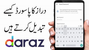 How to Reset & forget Password on Daraz.pk App | Daraz.pk App ka Password kaise tabdeel karte hain