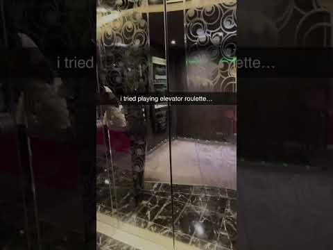 i tried playing elevator roulette... #shorts