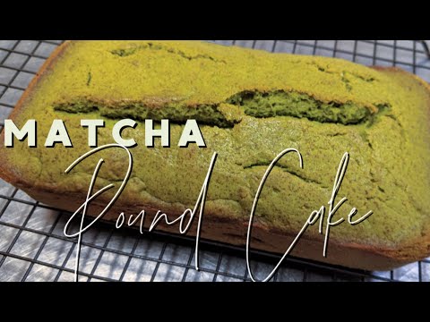 Video: How To Bake A Pound Cake With Matcha Tea