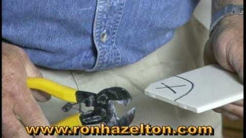How to Make a Curved Cut in Ceramic Tile