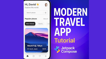Modern Travel App UI in Jetpack Compose | Smooth Animations & Clean Design (2025 Tutorial)