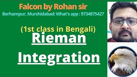 2)Rieman Integration in Bengali