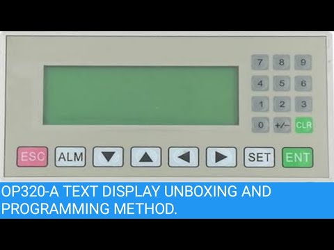 OP320A HMI WORKING AND INTRO DETAIL UNBOXINGII#OP320 #HMI