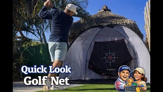 Quick Look- Golf NetGagalileo Golf Hitting Net Backyard Driving: 10x7FT Professional Backstop with S