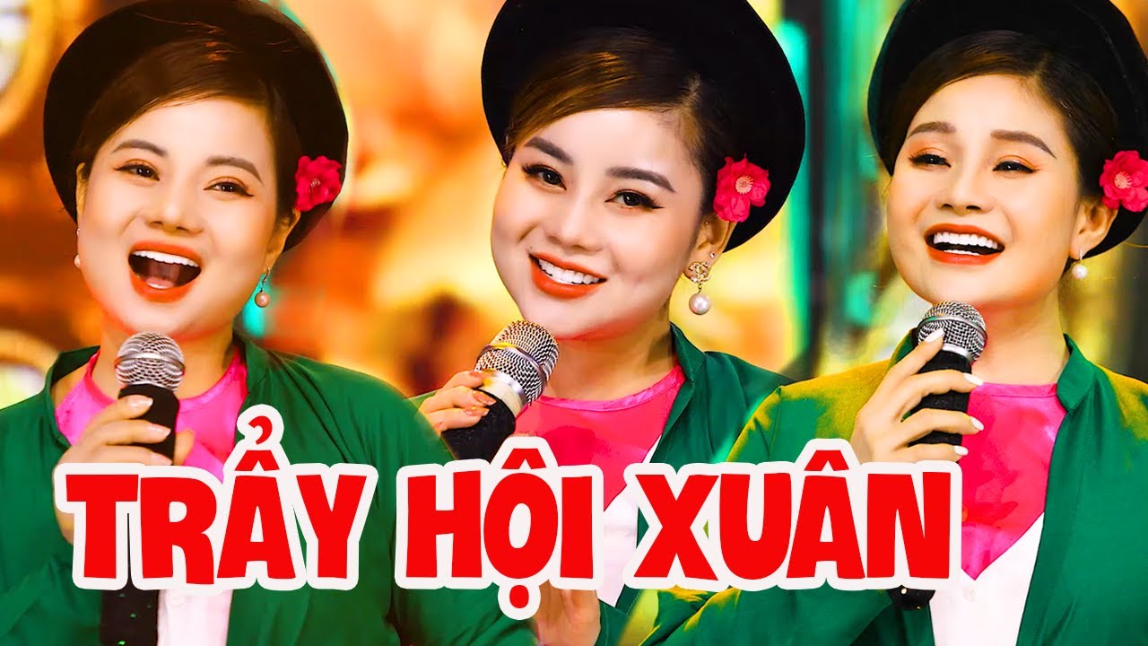 3 Chị Em Ruột hát TRẨY HỘI XUÂN - Hương Ly Sao Mai, Hồng Lụa, Hồng Nhung | Nhạc Xuân 2024