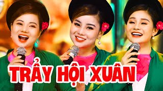 3 Chị Em Ruột hát TRẨY HỘI XUÂN - Hương Ly Sao Mai, Hồng Lụa, Hồng Nhung | Nhạc Xuân 2024 screenshot 1