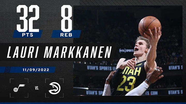 Lauri Markkanen DROPS 32 as the Jazz advance to 10-3