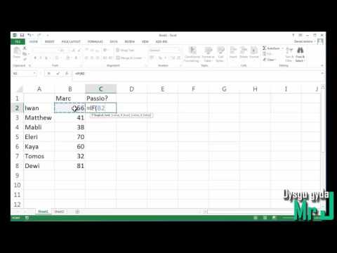 Excel - 5. Datganiadau if