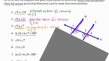 3.2-3.3 - PART 2 - Parallel Lines and Transversals
