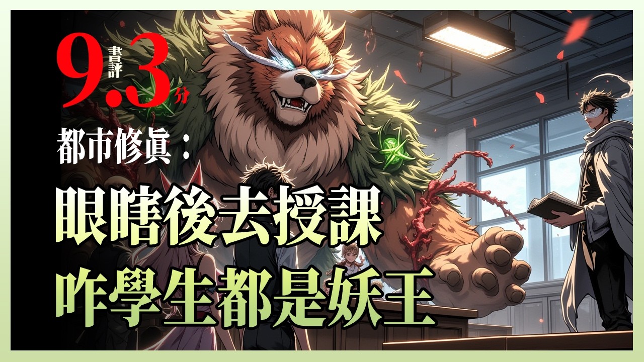 都市修真：眼瞎后去授课，咋学生都是妖王|穿越荒山失明两年，我以为在给留守孩子扫盲，直到下课铃响，看见讲台下的朱雀在写书法、夔牛在算数、蛟龙在抄经……原来我随口讲的诗词歌赋，竟成了万族进化的无上神术！