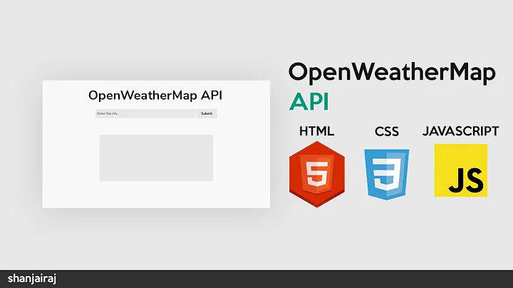 JavaScript Weather App Tutorial using Openweathermap API for beginners | Javascript tutorial