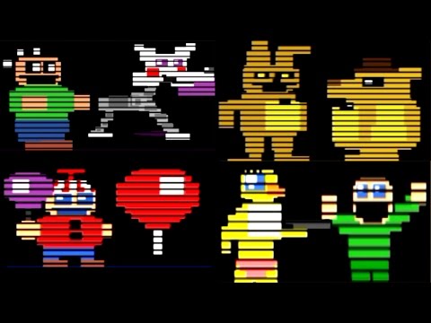 Five Nights at Freddy's 3 ALL SECRET MINIGAMES