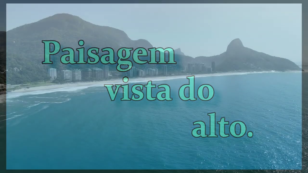 Sobrevoando o litoral da Barra da Tijuca - Joá (Joatinga).