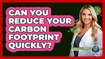 Can You Reduce Your Carbon Footprint Quickly? - Earth Science Answers