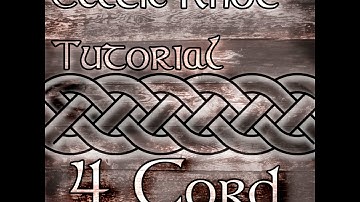 How to draw Celtic Knotwork - 4 Cord Step by Step Tutorial