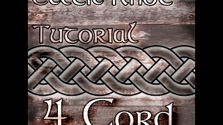 How to draw Celtic Knotwork - 4 Cord Step by Step Tutorial