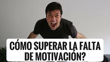 ¿Cómo puedo solucionar mi falta de motivación?