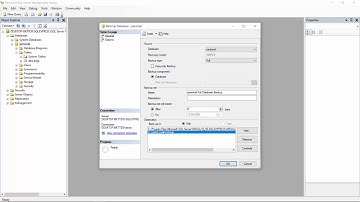 Veritabanı Dersi - SQL Server Yedek Alma İşlemleri