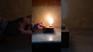 Steampunk lamp on wooden base Item overview Handmade item Materials: Edison bulb, switch on/off, bulb, solid pellet wood, ...