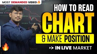 Most Demanded Video | How to Read Charts and Make position in Live Market Intraday trading -