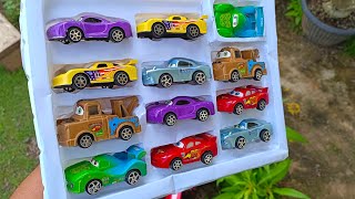 Disney Pixar Cars Unboxing Review | Lightning McQueen Mechanic Shop and Launcher