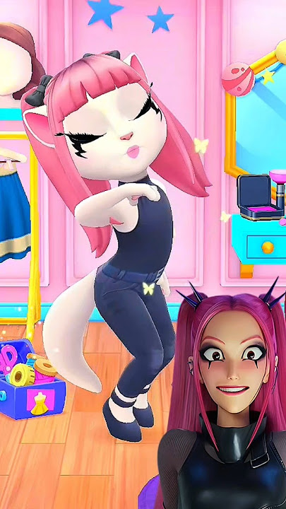 Mira Makeover By My Talking Angela 2 #mytalkingangela2 #kpopdemonhunter #cosplay #makeover #games