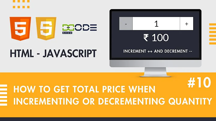 How To Increment And Decrement Counter on Button Click in JavaScript