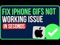 HOW TO FIX iPHONE GIFS NOT WORKING 2026 (Easy Guide) | Fix #image and Gifs Not Working on iPhone