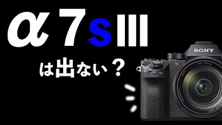 【カメラ】Sonyの新型カメラは2020年は出てこない？α7sⅢ待ってるんだけど・・・