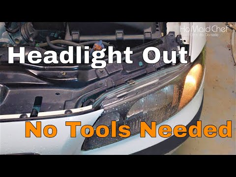 How To Replace Low Beam Bulb | No Tools | Volvo S60