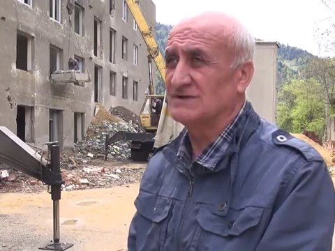 64 დევნილი ოჯახისათვის ბორჯომში შენობა რემონტდება