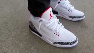 RETRO WHITE CEMENT 88s on FEET REVIEW 