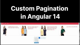 Custom Pagination Angular 14 screenshot 3