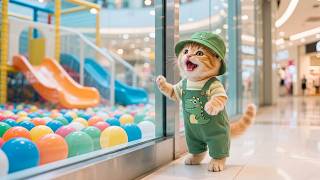 Kitten Helps Mama Cat With Chores & Gets a Sweet Bakery Treat! 🐾🧁 Cute Family Story screenshot 3